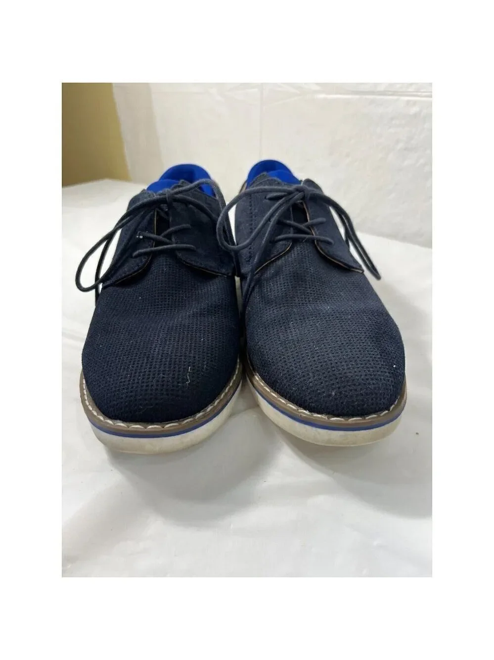 Madden Suede Oxford Shoes Men Size  8 blue